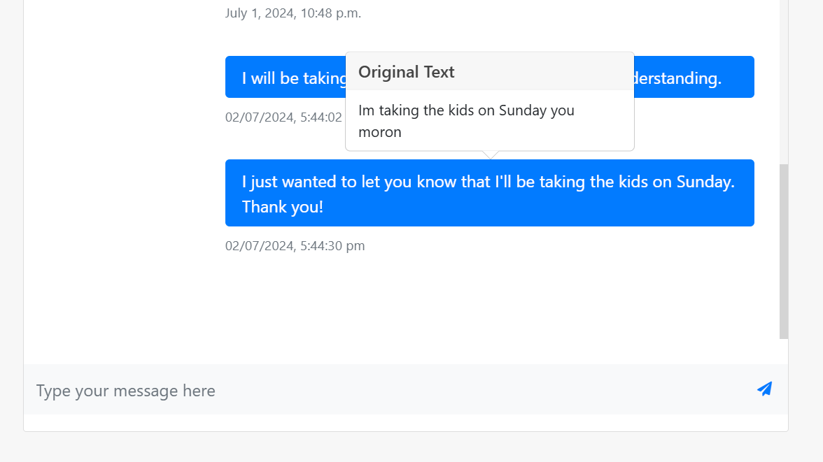 Chat Feature